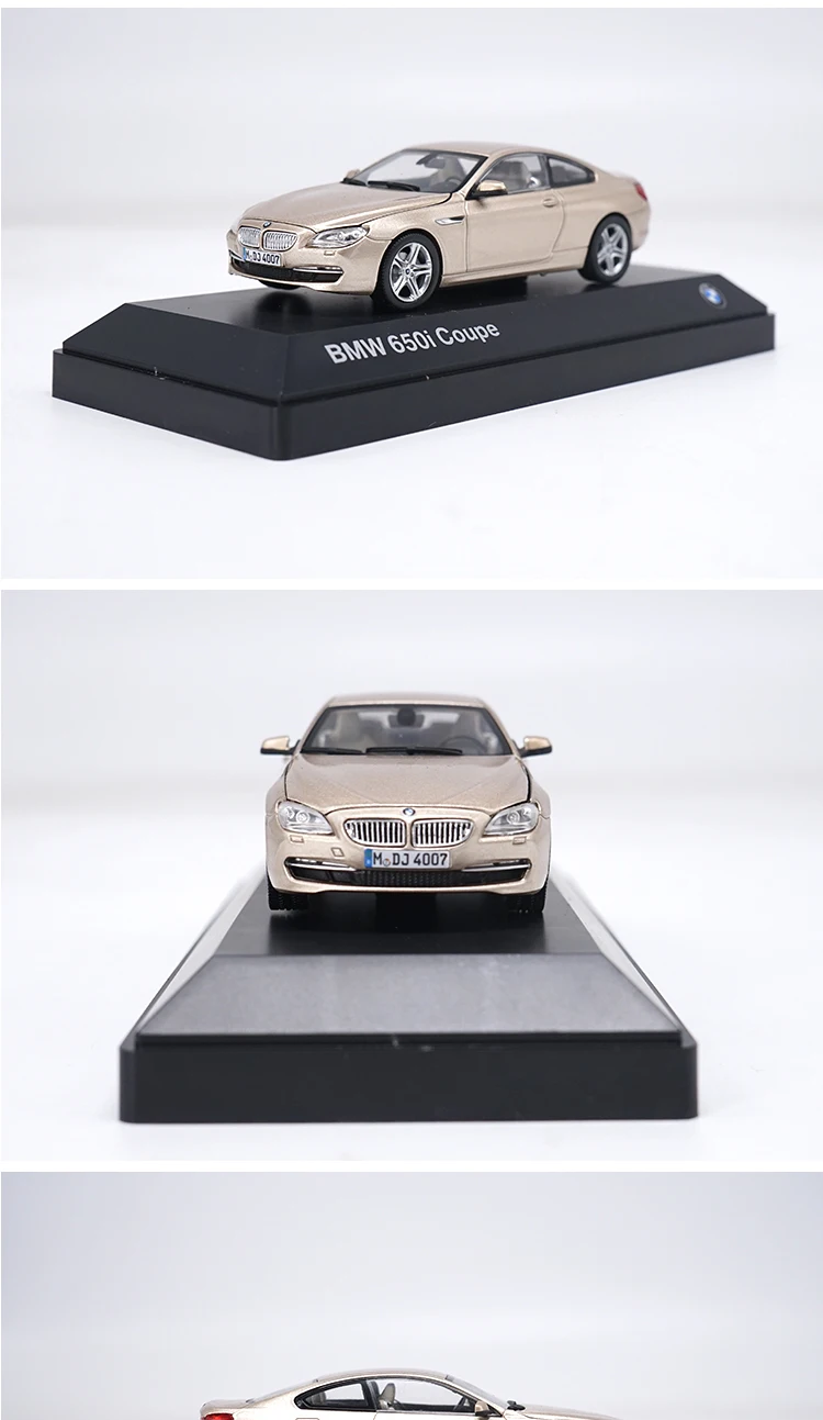 Высокая тщательная 1:43 650i сплав модель автомобиля статические металлические модельные автомобили с оригинальной коробкой для коллекционирования подарок
