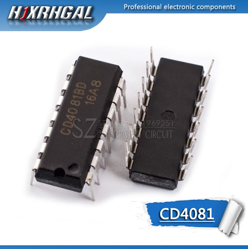 

1PCS CD4081BE DIP14 CD4081 DIP 4081 4081BE DIP-14 new and original IC HJXRHGAL