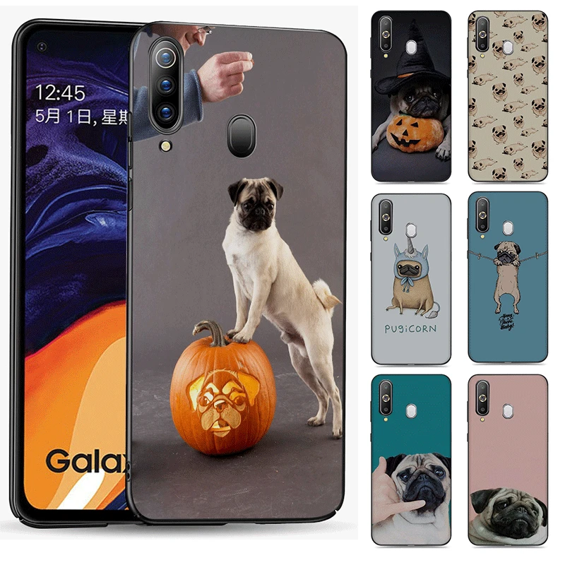 Силиконовый чехол для телефона samsung Galaxy A2 Core A3 A5 A6 A7 A8 A9 плюс Чехол Забавный Мопс