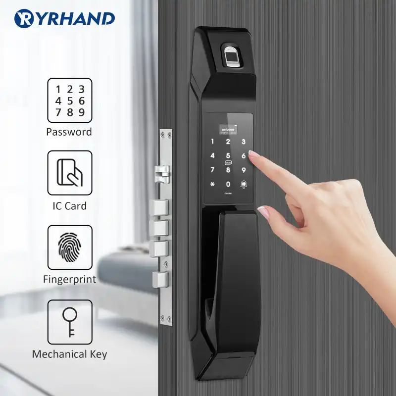 Automatic Smart Fingerprint Door Lock Electronic Lock With Fingerprint Password Card Key Unlock Digital Keyless Lock For Home Lock Fingerprint Lock Bluetoothlock Biometric Aliexpress