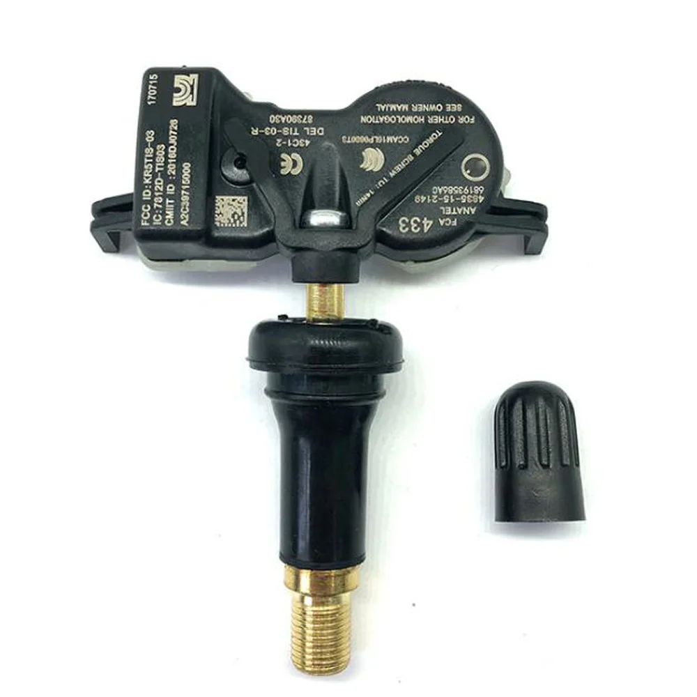 TPMS Tire Pressure Monitor System 433 MHZ Sensor 68313387AB 4pcs for Jeep Renegade Fiat 500X Dodge Durango