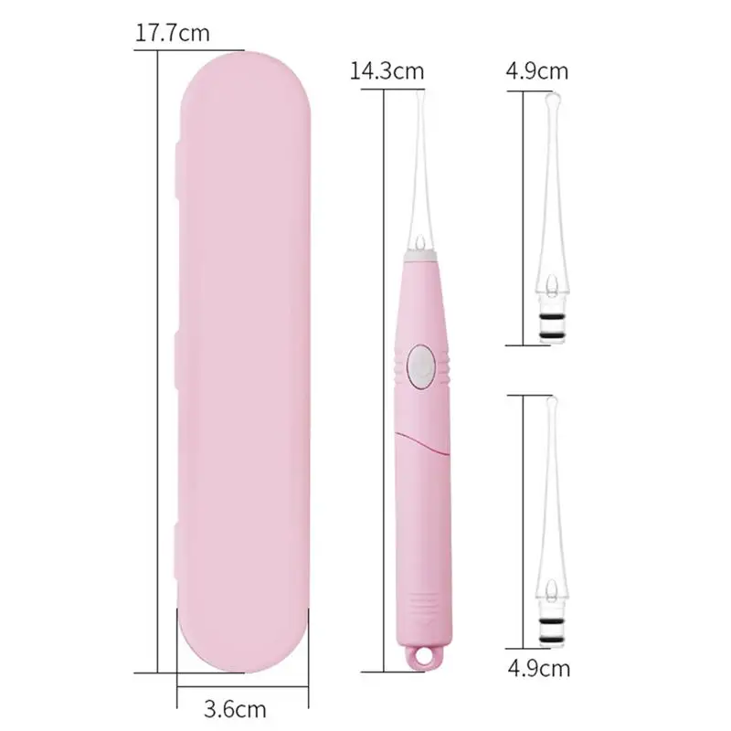 ROSENICE1Pc очиститель для ушей, светящийся на батарейках, практичный инструмент для чистки ушей, пинцет для малышей