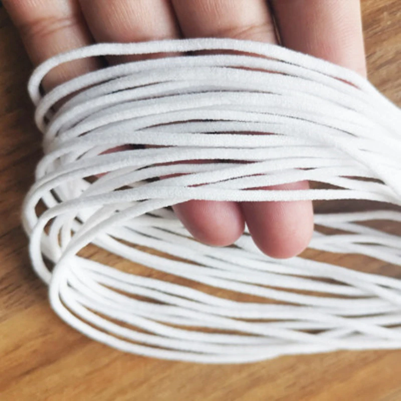 3 мм Ширина DIY тканевая эластичная лента веревка швейная втулка узкая боковая