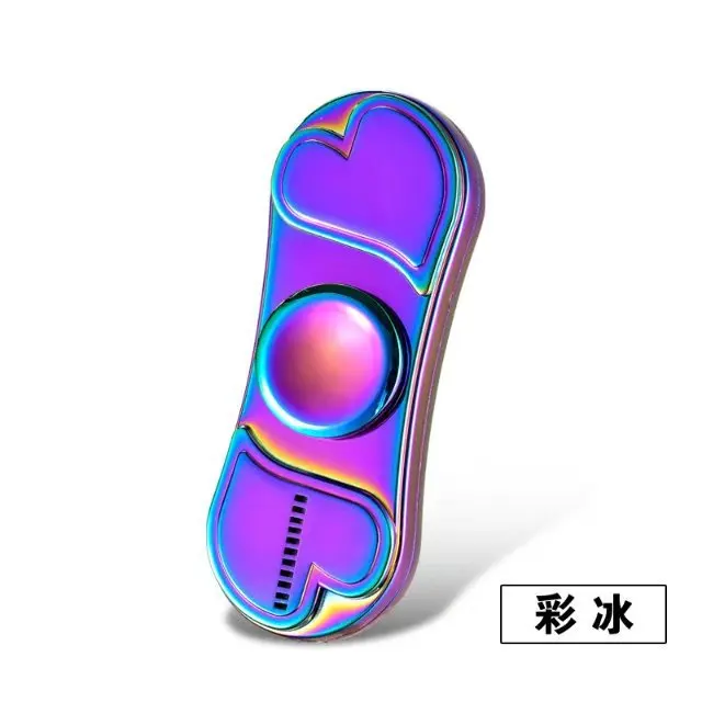 Colorful Luminous Metal Fidget Spiner Hand Spinner Top Spinners Stress USB Charging Lighters Fingertip Gyro Adult 5