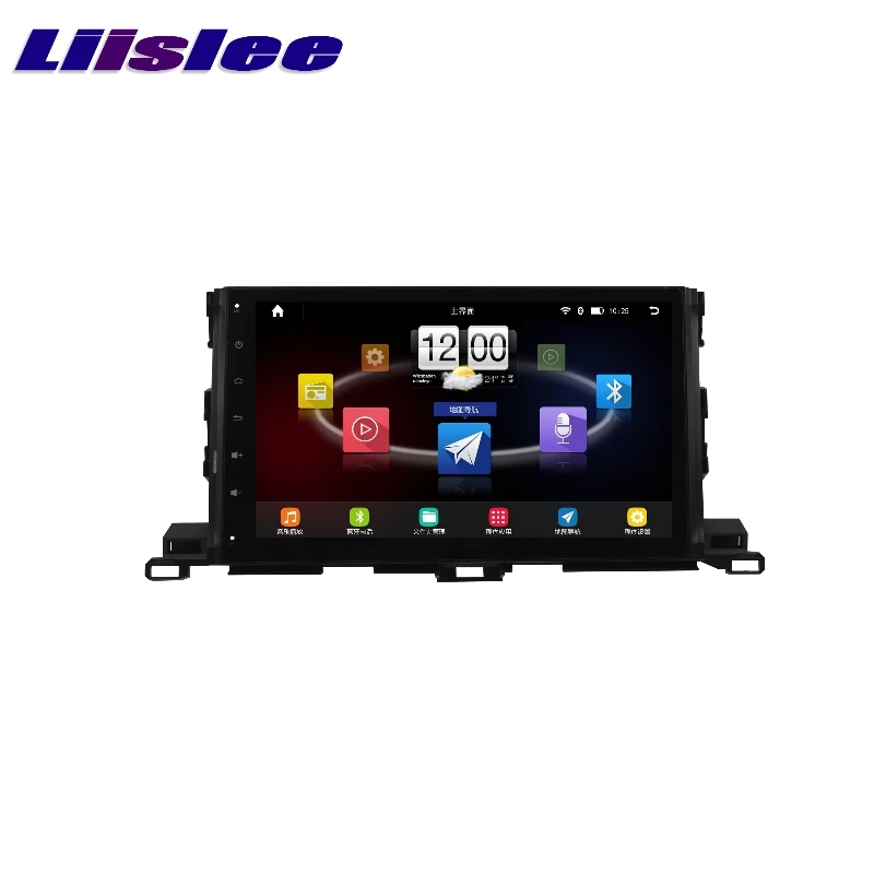 Для Toyota Highlander XU50 Kluger LiisLee Автомобильный мультимедийный ТВ DVD GPS аудио Hi-Fi Радио