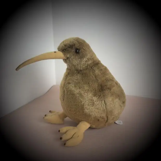 28 см Новая Зеландия киви птица плюшевые игрушки коричневый киви Мягкая кукла мягкие животные игрушки подарок на день рождения - Цвет: 30cm