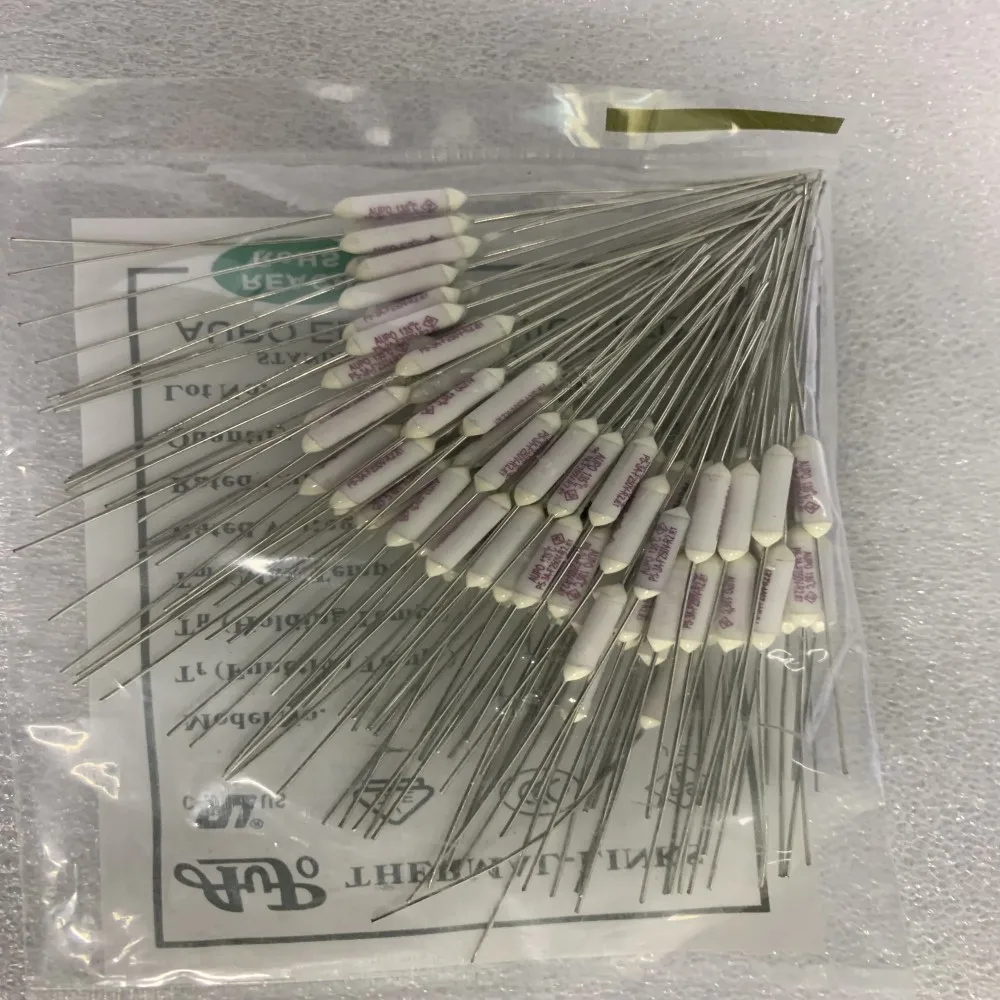 100 Stück Temperatursicherung JET RF 1A 2A 3A 5A 250V P0/P1/P2/P3/P4/P5/P7/P12-F 84/102/115/125/130/135/145/150 °C – Detail 8