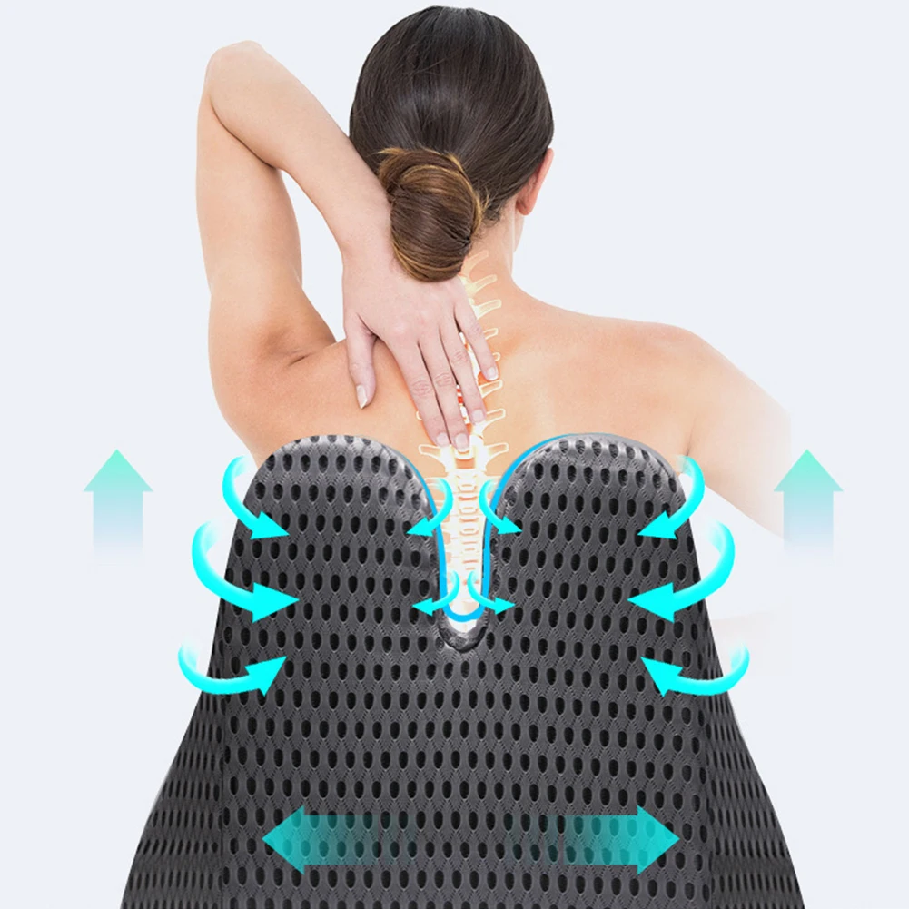 Car Headrest Neck Pillow Support Universal Soft Neck Pillows Cushion Memory Foam Lumbar Pillow Back Support Interior Automotive