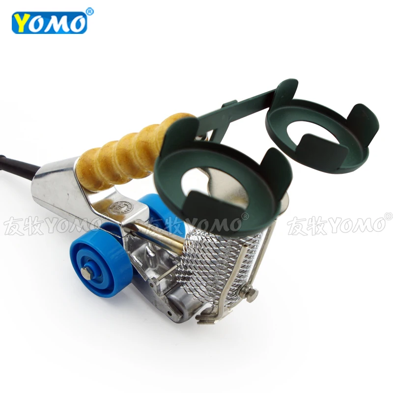 High-efficiency Veneer Patchwork Machine Double Glue Roll Cycloidal Mechanical Stitching Woodworking Portable Sewing Machinery
