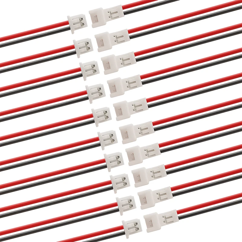 100/50 пар 2 Pin JST кабельный разъем JST PH 1,25 мм Micro Мужской Женский Разъем разъемы проводов с 15 см провода