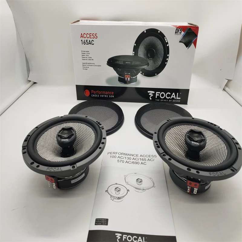 Juego de 6 altavoces de calidad para coche, dispositivo de acceso Focal de 165AC, cm, 6,5 pulgadas, 2 vías con tweeter, Coaxial, hecho Francia, Envío Gratis - AliExpress Automóviles y motocicletas