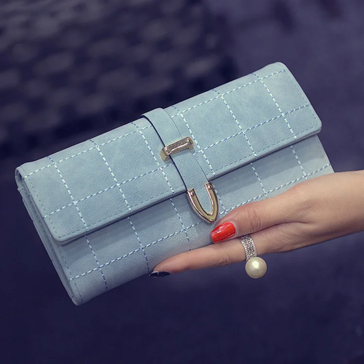 

Arrowhead Wallet 2019 New Style Retro Women's Wallet Spiraea Grid Mid-length WOMEN'S Handbag Purse