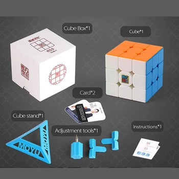 

MOYU RS3 3M cube Magnetic Magic Cube 3x3x3 Professional Cubo Magico Educational Puzzle Toys rs3m magnetic Speed Cube RS3 RS3M