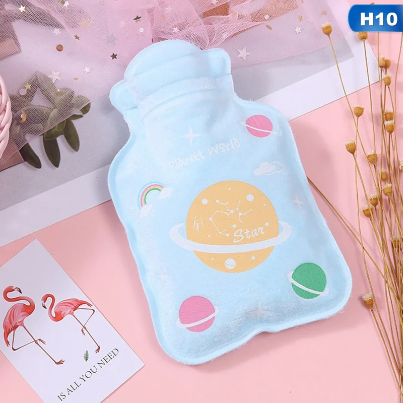 Cartoon Fruit Unicorn Hand Warmer Large Hot Water Bottle Explosion Proof Hot Pack Warm Water Bags Removable Washable Plush Set