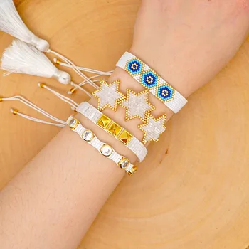 

GRAPES MIYUKI Bracelet Delica Seed Beads Boho Beadweaving Bijoux Fashion Insta Jewels Handmade Accessories New Summer DIY 2019