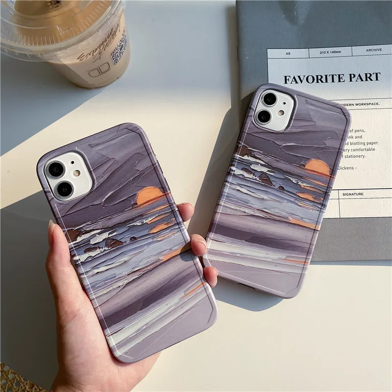 Чехол для iPhone 11 Pro Max Xr X Xs 7 Plus 8 силиконовый с абстрактным рисунком | Мобильные