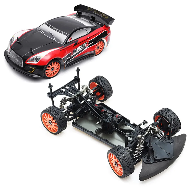 Пропорциональный контроль ZD гоночный s2 TC8 1/8 масштаб 4WD Электрический на дороге RC автомобиль рама полностью металлическое масло давление регулируемый