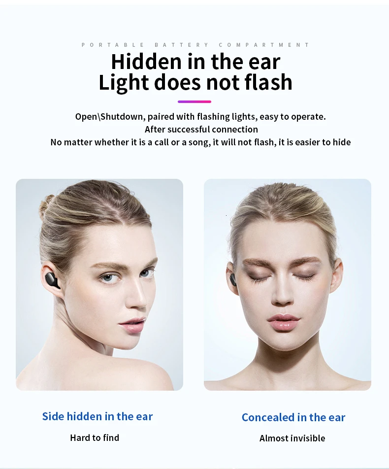 A1 TWS беспроводные наушники Bluetooth 5,0, мини-гарнитура, наушники 8D, стерео звук для iphone, xiaomi, oppo, всех смартфонов