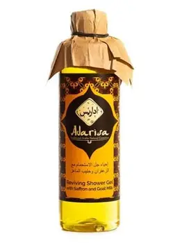 

Transforming shower gel with saffron and goat milk "adarisa"