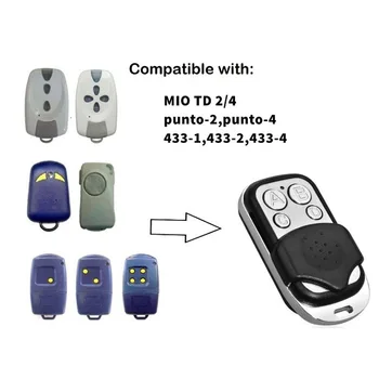 

Duplicator remote for 433-1,433-2,433-4 garage door fixed code remote control 433.92mhz