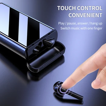 

2 in 1 With 10000mAh Charge Case Power Bank Wireless Bluetooth Earphone 3D Stereo Dual Mic Wireless Sport Bluetooth Headphones