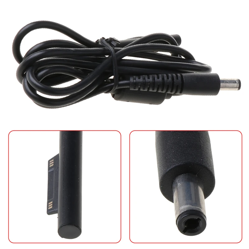 5.5*2.5mm DC Plug Charger Adapter Charging Cable Cord For Microsoft Surface Pro 3 4 Tablet PC 120cm C26