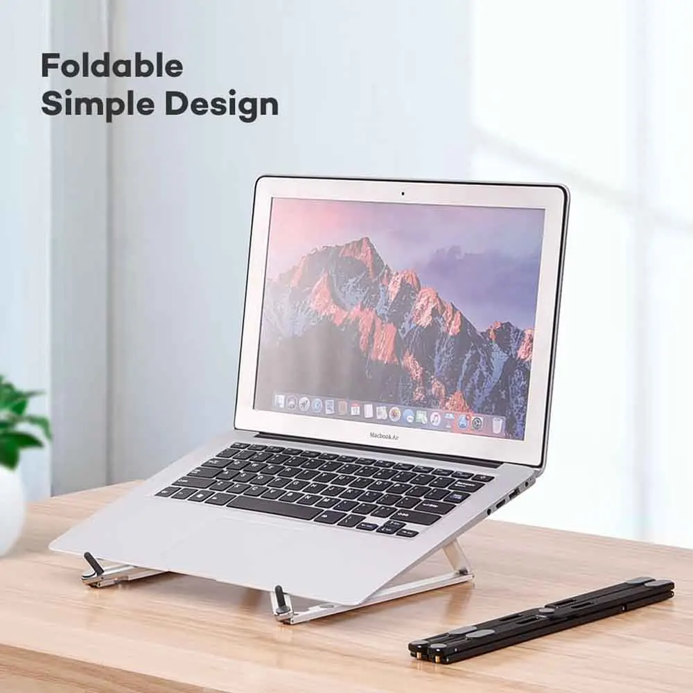 Алюминиевый сплав складной ноутбук Стенд Портативный для ноутбука MacBook компьютер нескользящий кронштейн подъемный охлаждающий держатель