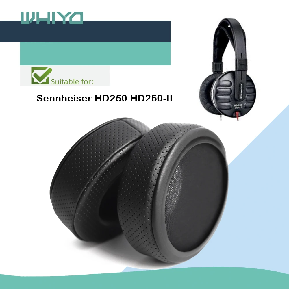 

Whiyo Replacement Ear Pads for Sennheiser HD250 HD250-II Headphones Cushion Sleeve Velvet Earpad Cups Earmuffes Cover
