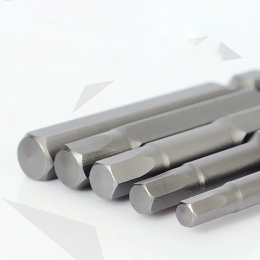 Drill Screwdriver Bit Drill Bits Drill Bit Magnetic Imperial Hex Screwdriver Bits Allen Wrench Drill Bits 50mm 1/16 5/64 3/32 7/64 1/8 9/64 5/32 3/16 7/32 1/4 5/16 3/8