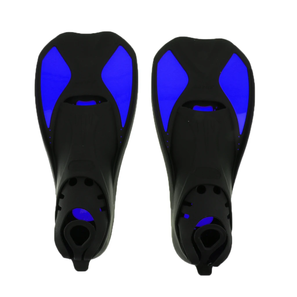 Kid's Adult's Full Foot Short Water Fins Scuba Diving Swim Training Flippers Diving Swimming Fins Adult Foot Fins Flippers