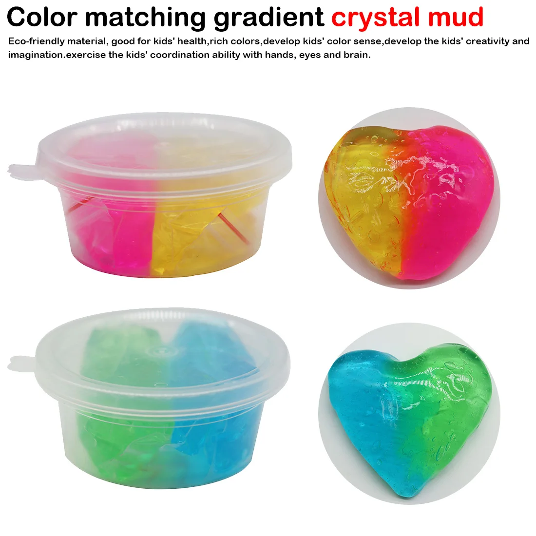 

2019 Transparent Slime Toys Crystal Glue for Fluffy Putty Cloud Slime Plasticine Clay Light Polymer Kids Toy Supplie