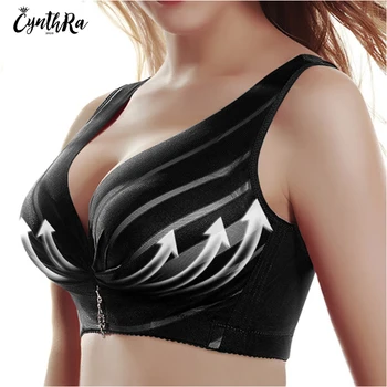 

CYNTHRA Sexy Bra Wireless Bralette Adjustable Lace Lingerie Large Size Lady 's Underwear Super Hot Push Up Underwear For Women