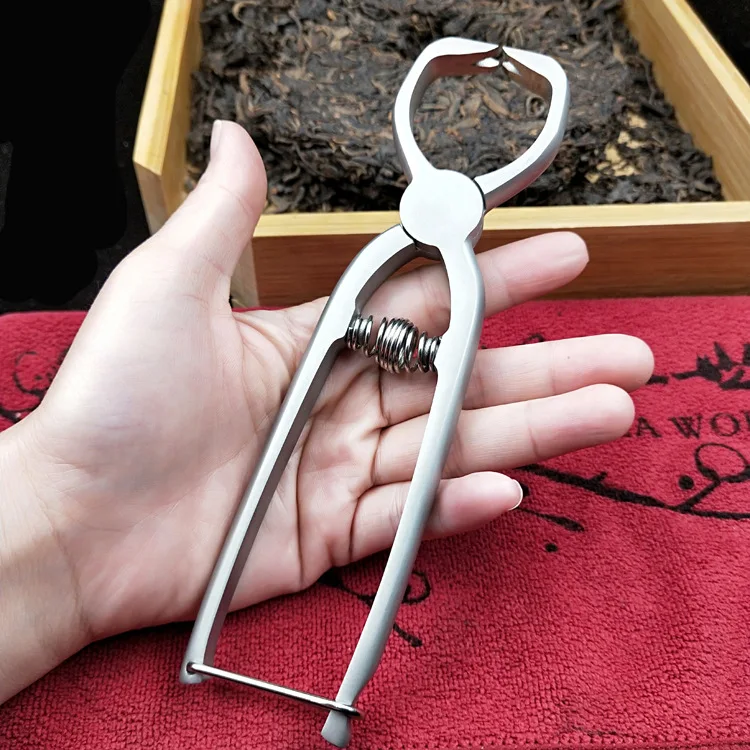 304 stainless steel multi-function tea tongs Pu'er tea cake tools multi-purpose Tea Clips accessories Nut pliers