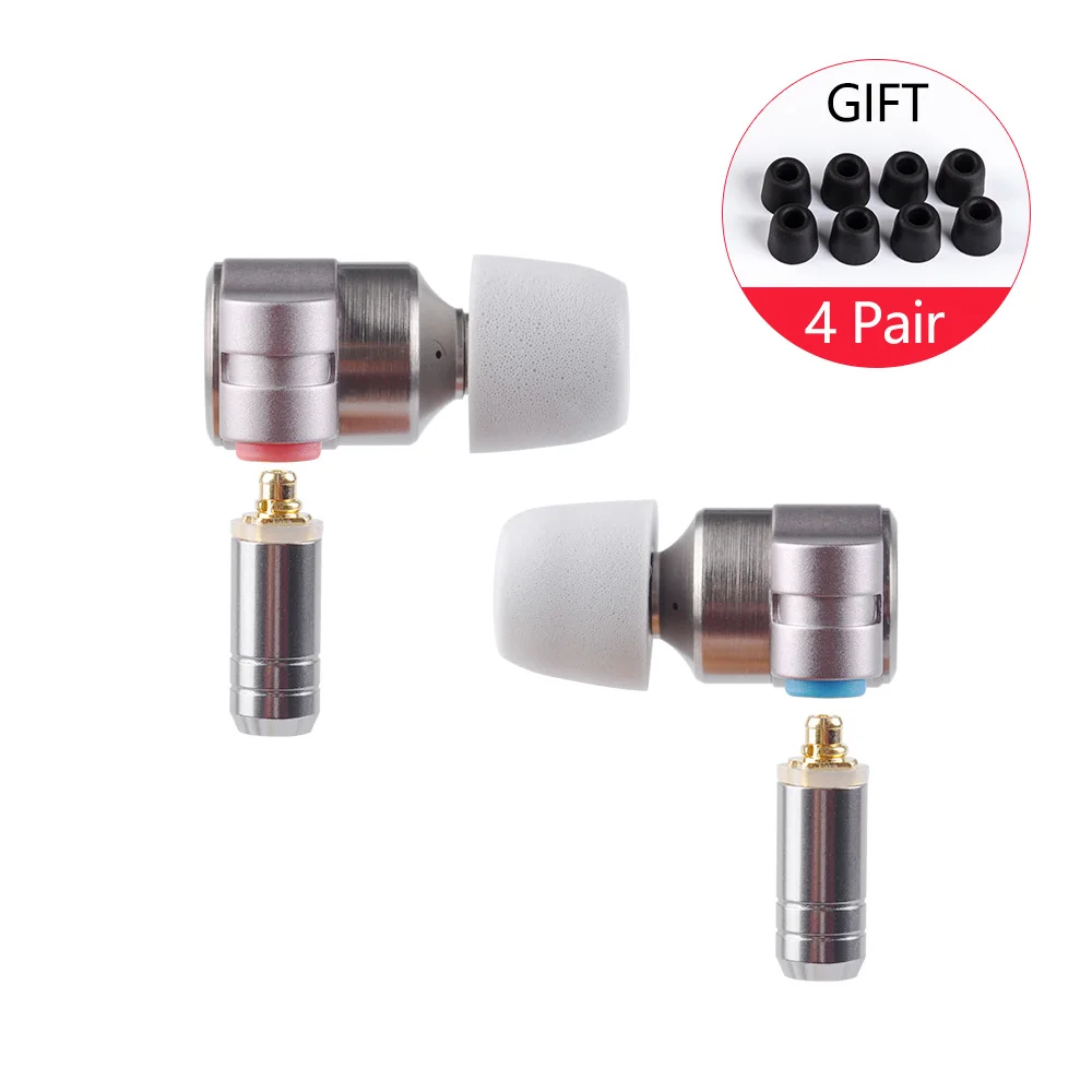 Comprar 2019 TinHIFI estaño de Audio T3 en el auricular del oído 1DD + 1BA Knowles conducir HIFI Bass auriculares de Metal de 3,5mm auricular con MMCX de T2