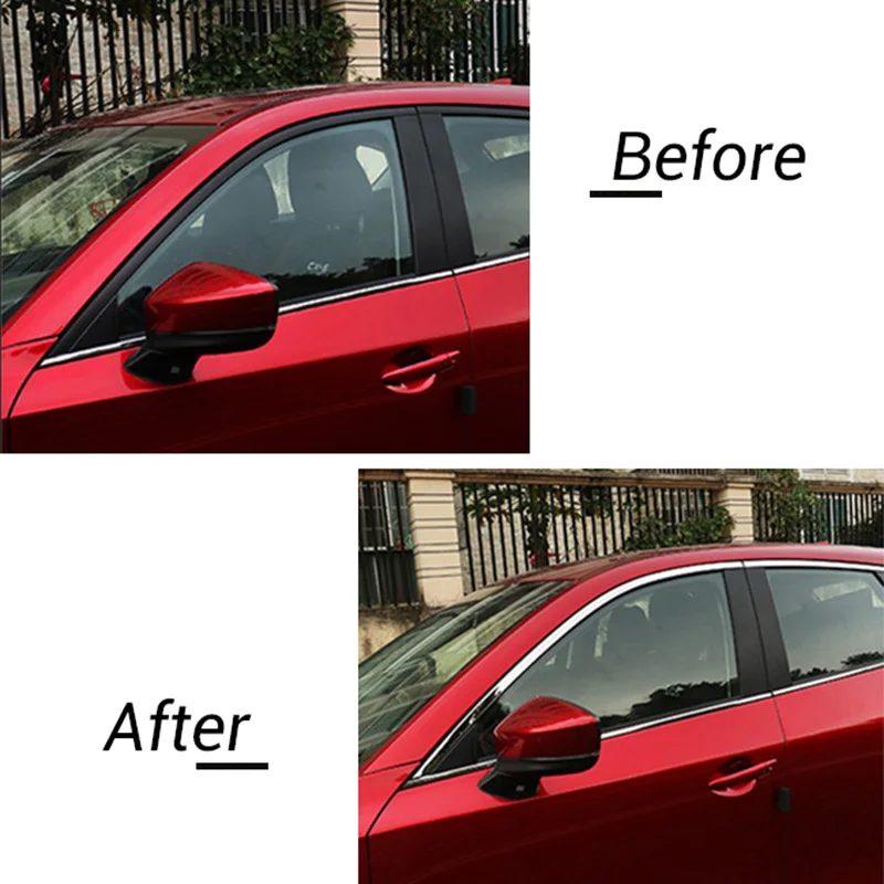 Накладка на окно автомобиля для Mazda CX-5 CX5 KF хромированные полосы наружное украшение декоративная накладка полоски ремонт автомобильные аксессуары