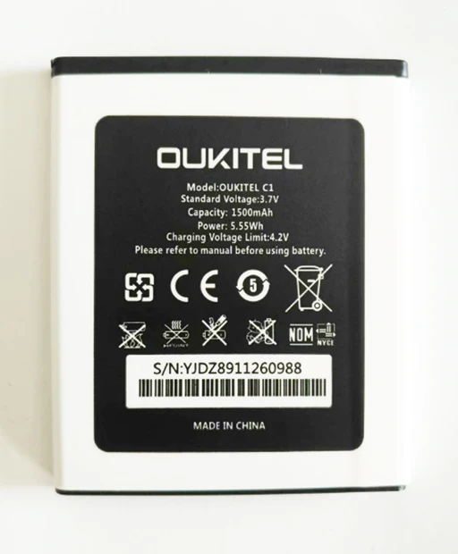oukitel c1 телефон батарея 1500 мАч для oukitel c1 телефон