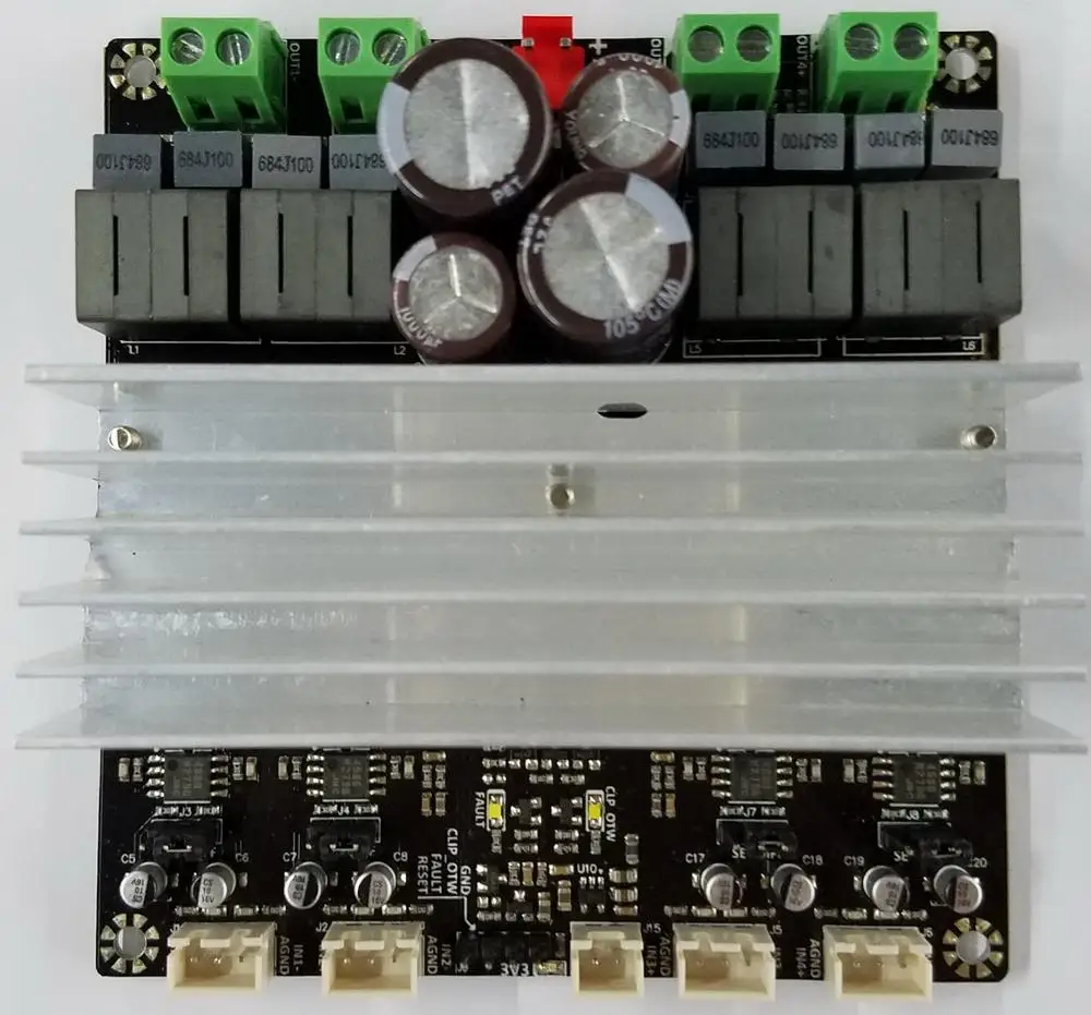 TPA3251 4x100W 4Ch klasy D wzmacniacz Audio|Wzmacniacz| - AliExpress