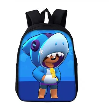 

16 inch Leon Game School Bag Boys Girls Kids cartoon Schoolbag Children Hot Game Backpack