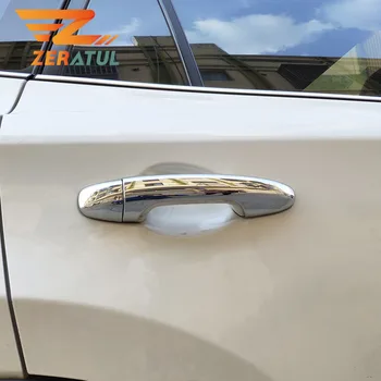 

Zeratul Car Door Handle Cover ABS Chrome Door Handles Protector Covers for Toyota Rav4 Rav 4 2014 - 2018 Accessories