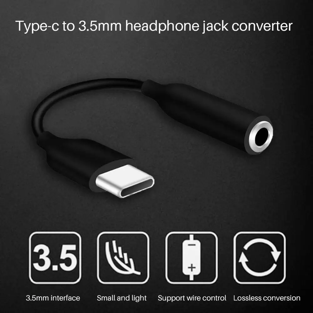 Кабель с разъемом типа C A 3 5 мм кабель USB Type адаптер AUX для наушников Huawei Mate 10 P20 Xiaomi