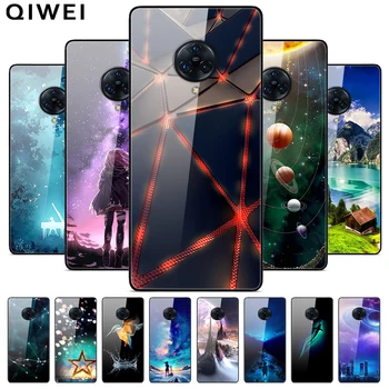 Перейти на Алиэкспресс и купить ДЛЯ Vivo Nex 3 Чехол 6,89 ''модный принт стекло твердая задняя крышка для Vivo NEX3 чехлы для телефонов силикон бампер Coque для VivoNex3 5G