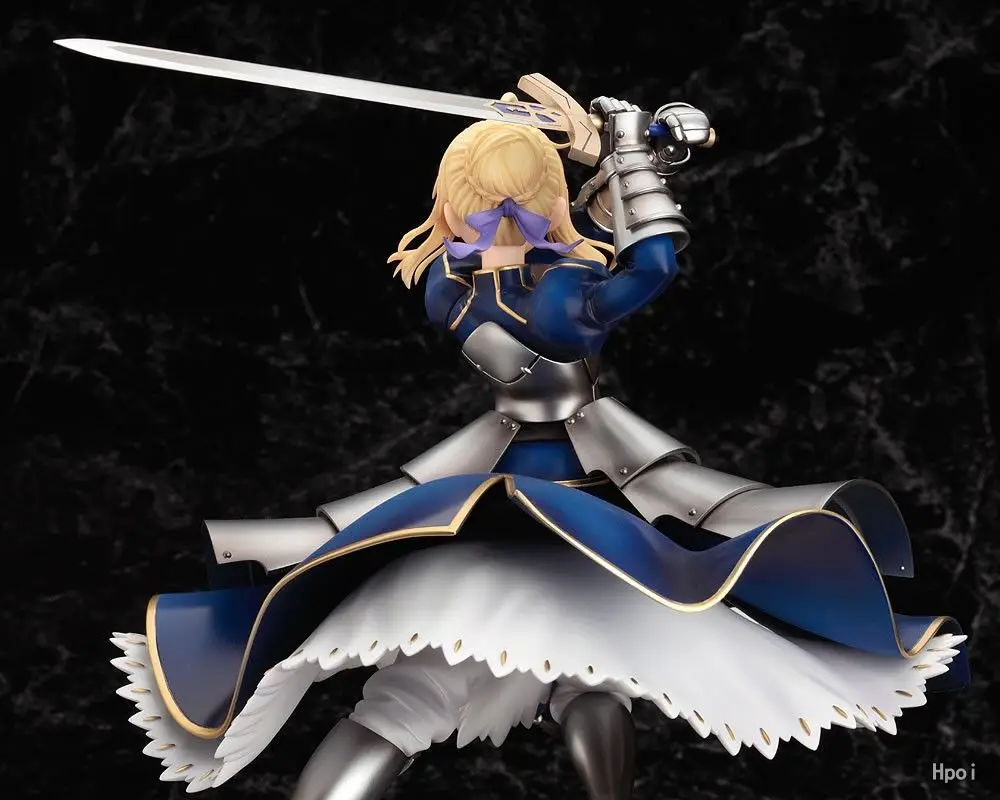 Фигурка Fate/stay night Saber мультяшная кукла ПВХ 25 см в коробке японская фигурка мир аниме