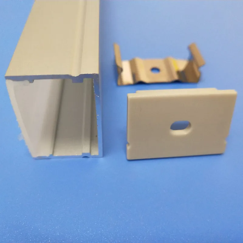 Free Shipping New design slim LED aluminum extrusion u profile for glass channel 2m/pcs | Освещение