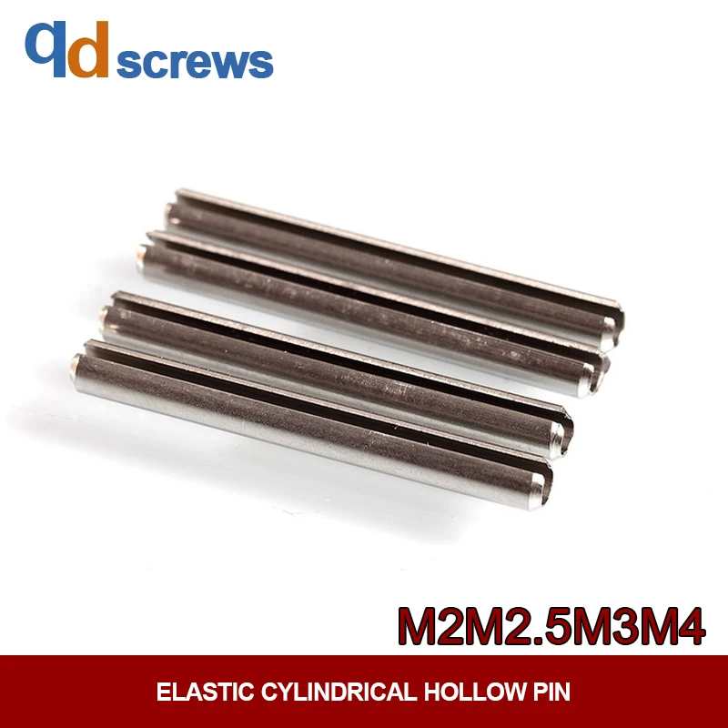 

304 M2M2.5M3M4 stainless steel elastic pin elastic cylindrical pin positioning pin hollow pin