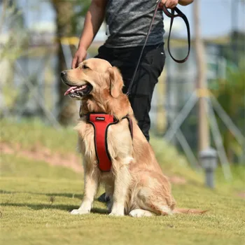 

Dog Harness Easy On and Off Adjustable Medium Large Dogs,Reflective no Pull Training Vest for pet Dogs walking harness