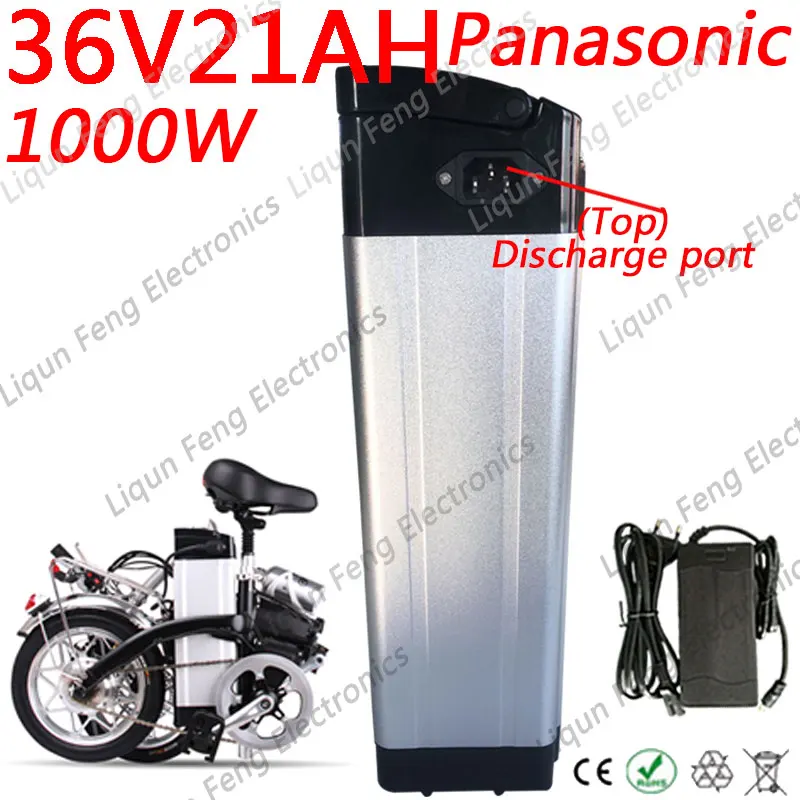36V 500W 1000W Батарея е-байка 36В 20AH Электрический велосипед 11.6AH 12AH 15AH 18AH литий-ионный