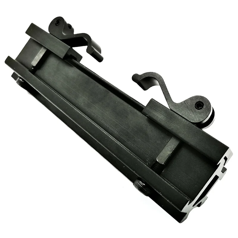 Компактный быстрый выпуск Picatinny Weaver Rail Scope Mount длинный двойной угол рельса& Riser QD кронштейн крепление 20 мм база