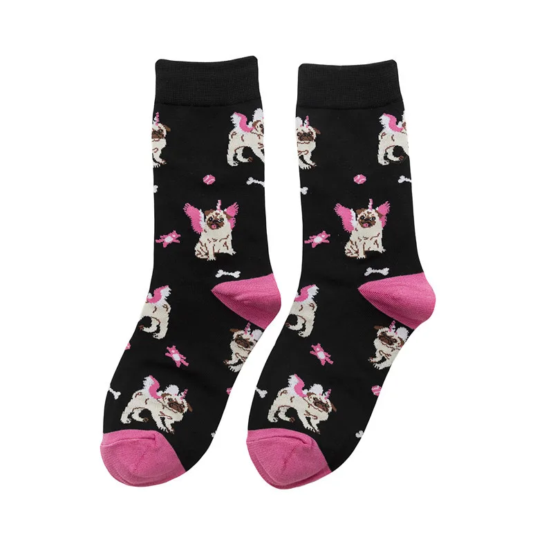 

10pairs Bulldog New Arrival Cute Cartoon Anime men Women Socks Ankle Socks Kawaii party favor cosplay gifts