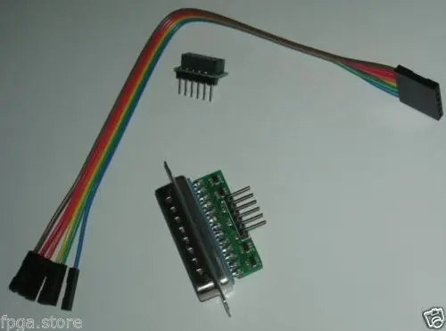 XPL1 LPT JTAG XILINX полированный параллельный программирующий кабель для iMPACT FPGA, CPLD