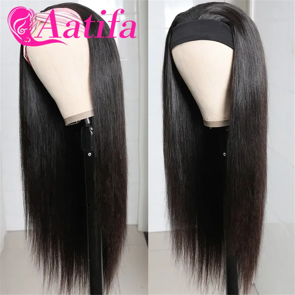 Iwish-Headband-Wig-Human-Hair-150-Brzailian-Remy-Hair-Wig-With-Headbands-For-African-American-Non (1)